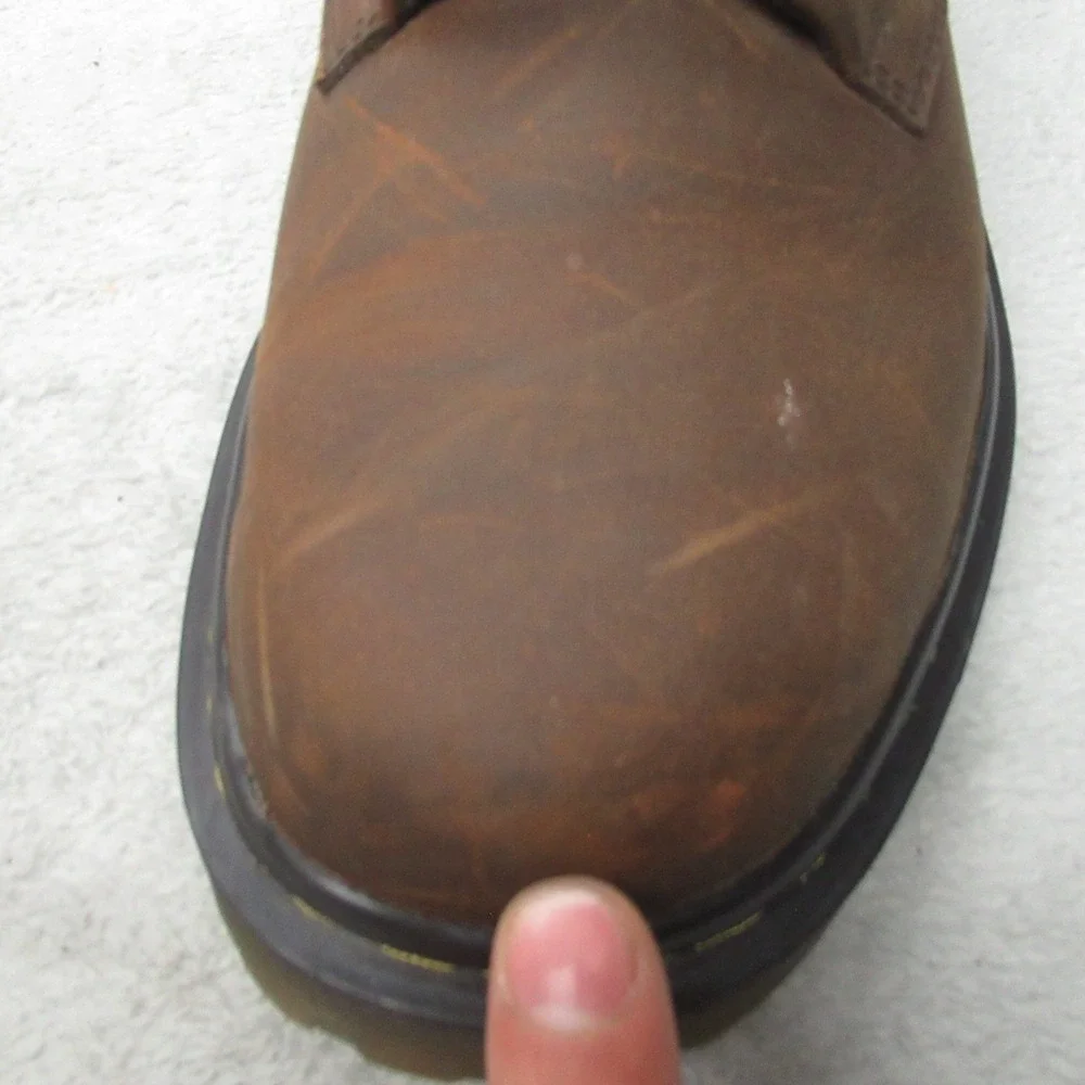 Dr. Martens Kent Unisex M9 W10 Oxford Shoes Brown Leather Lace Up Lug‎ Sole